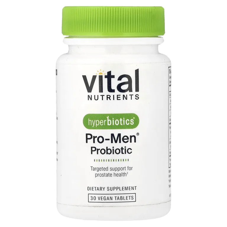 Vital Nutrients, Hyperbiotics®, пробиотик Pro-Men®, 30 веганских таблеток