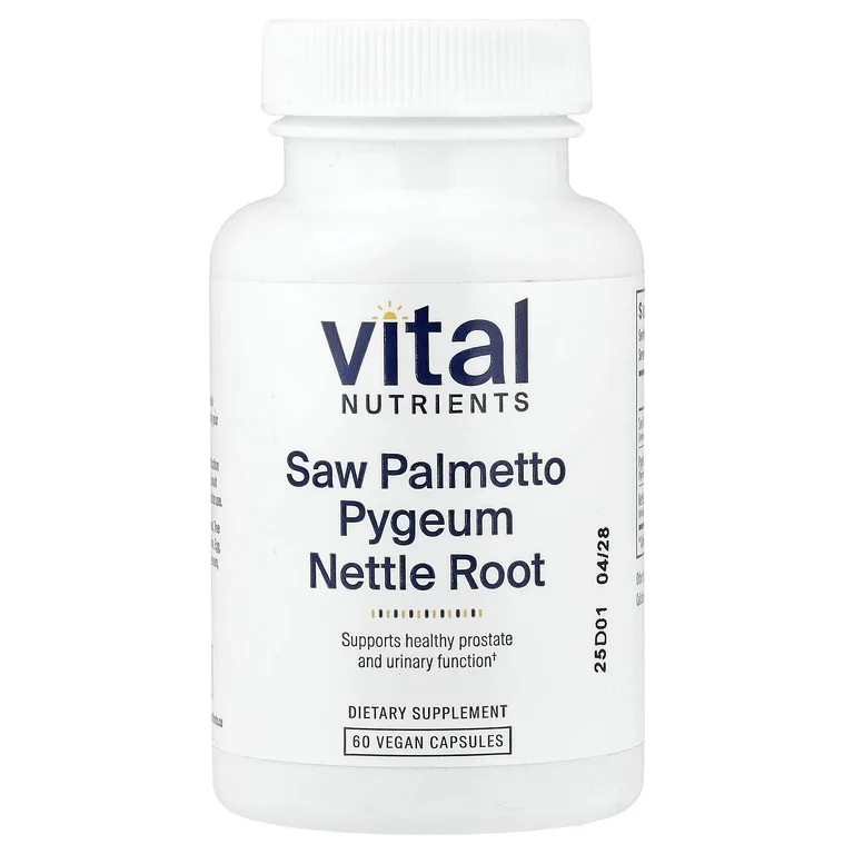 Vital Nutrients, корень крапивы серенои, 60 веганских капсул