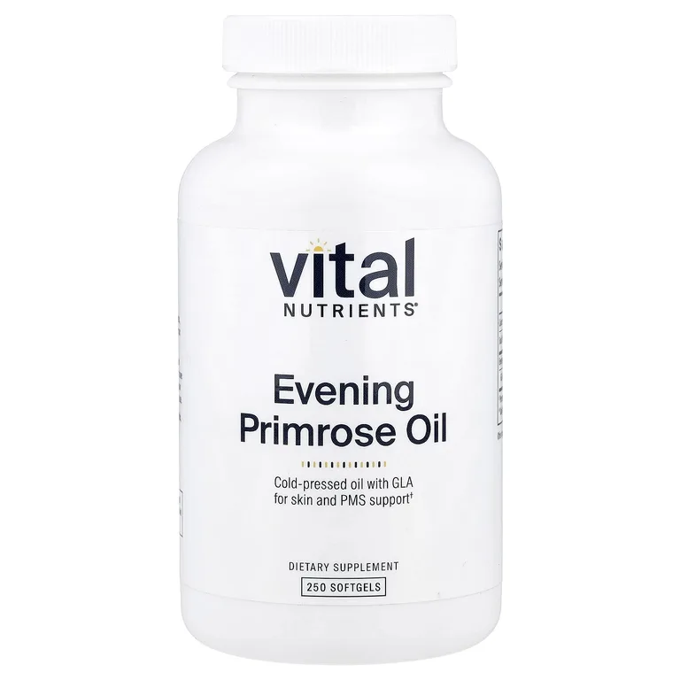 Vital Nutrients, масло первоцвета вечернего, 250 капсул