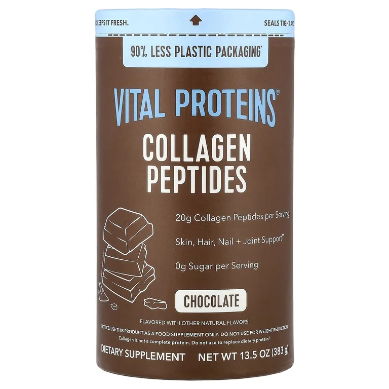 Vital Proteins, Коллагеновые пептиды, шоколад, 383 г (13,5 унции)