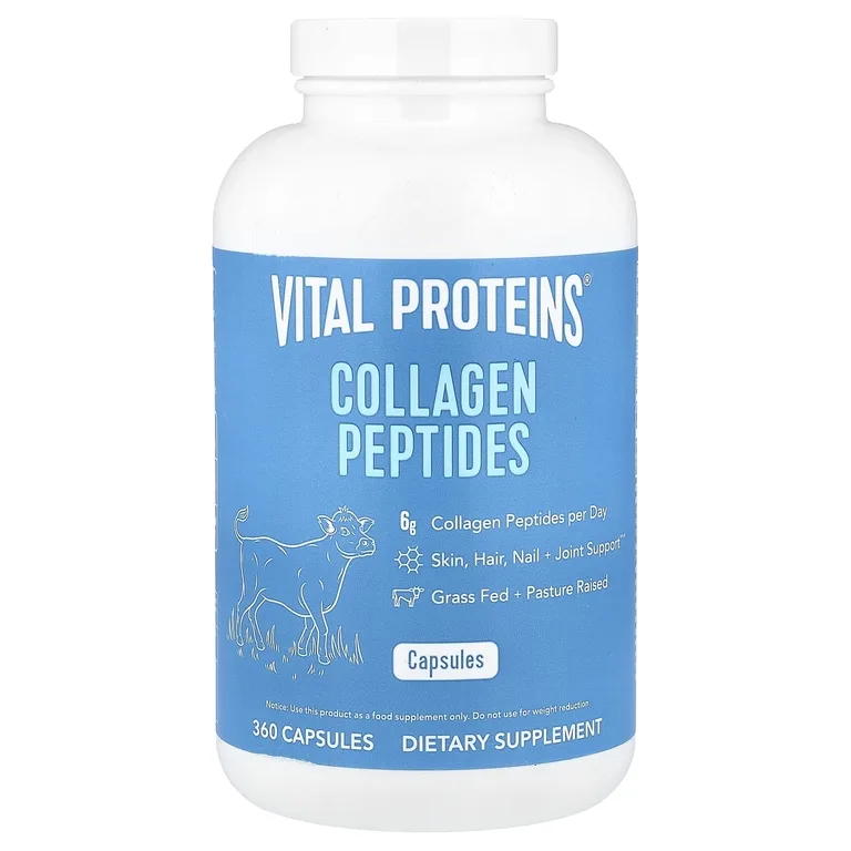 Vital Proteins, пептиды коллагена, 360 капсул (550 мг в капсуле)