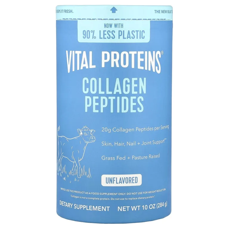 Vital Proteins, пептиды коллагена, без добавок, 284 г (10 унций)
