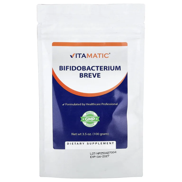 Vitamatic, бифидобактерии бреве, 100 г (3,5 унции)