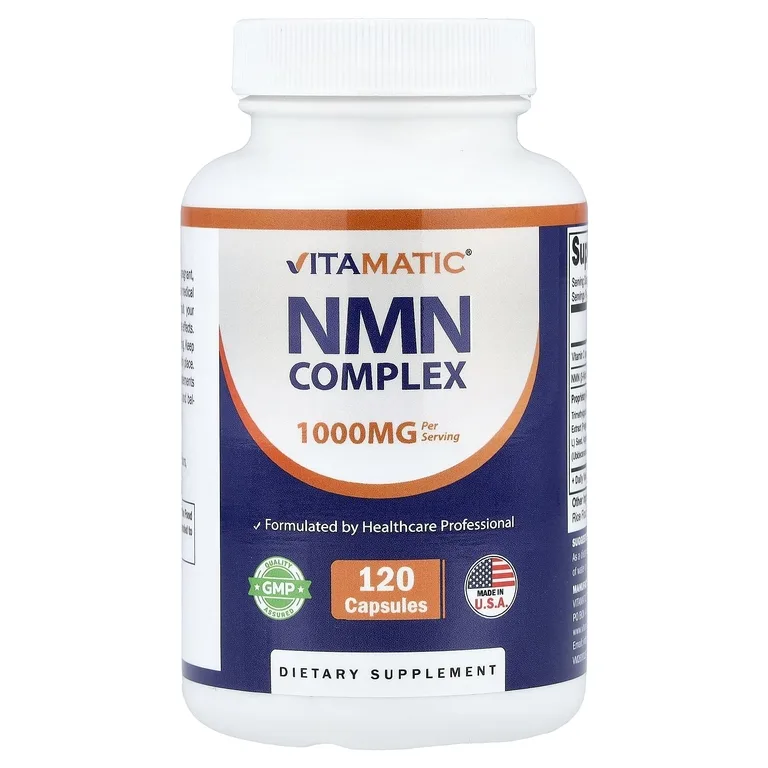 Vitamatic, комплекс с NMN, 120 капсул