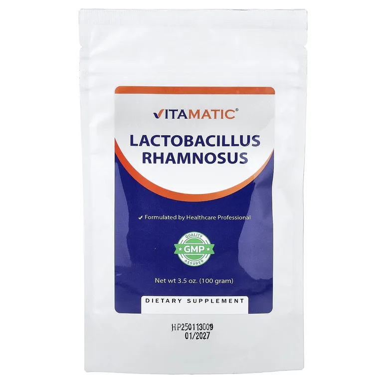 Vitamatic, лактобактерии рамнозус (Lactobacillus rhamnosus), 100 г (3,5 унции)