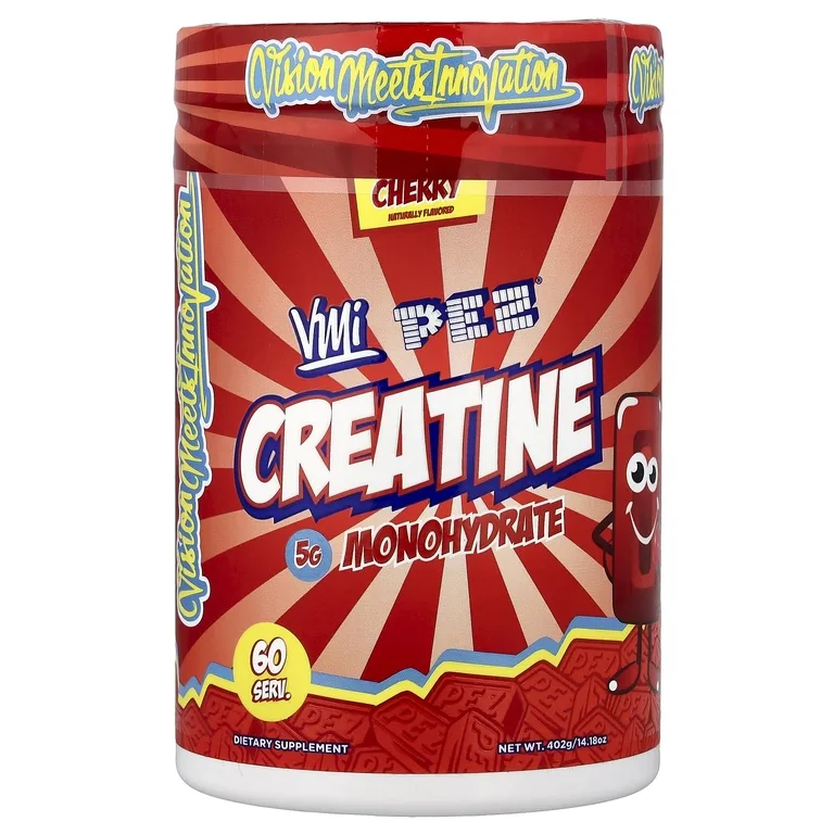 VMI Sports, моногидрат креатина, Pez®, вишня, 402 г (14,18 унции)