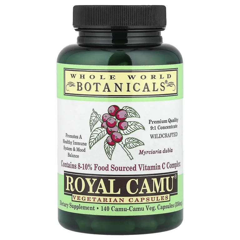 Whole World Botanicals, Royal Camu®, 140 растительных капсул