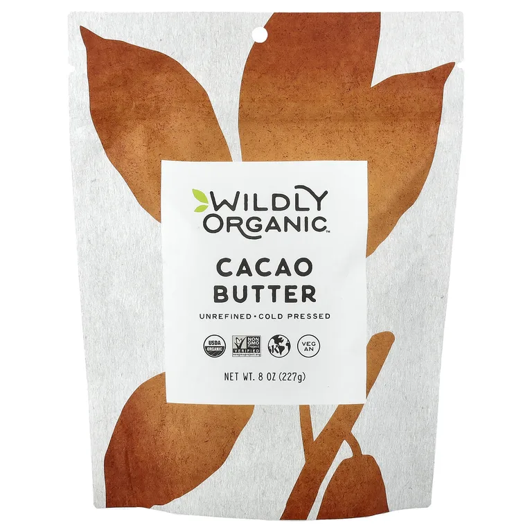 Wildly Organic, Какао-масло, 227 г (8 унций)
