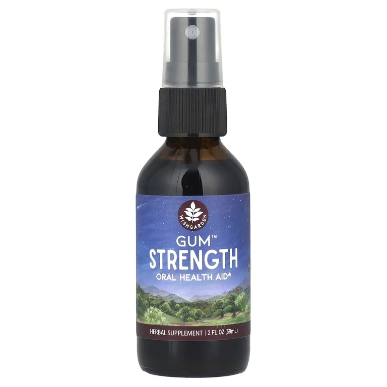 WishGarden Herbs, Gum ™ Strength, средство для ухода за полостью рта, 59 мл (2 жидк. Унции)