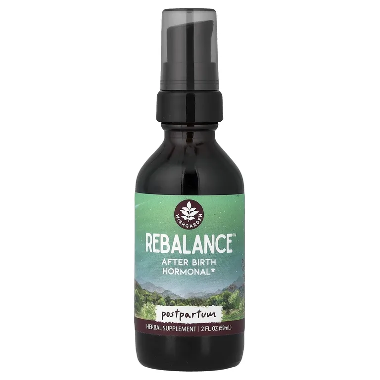 WishGarden Herbs, Rebalance™, гормональный комплекс после родов, 59 мл (2 жидк. унции)