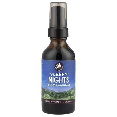 WishGarden Herbs, Sleepy ™ Nights & Fresh Morning, 59 мл (2 жидк. Унции)
