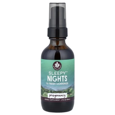 WishGarden Herbs, Sleepy ™ Nights & Fresh Morning, для беременных, 59 мл (2 жидк. унц.)