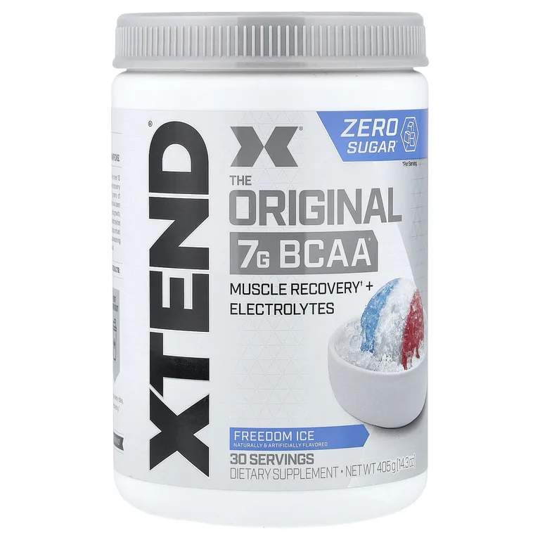 XTEND, 7 г аминокислот с разветвленной цепью (BCAA), Freedom Ice, 405 г (14,3 унции)
