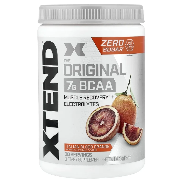 XTEND, 7 г аминокислот с разветвлённой цепью, итальянский красный апельсин, 426 г (15 унций)