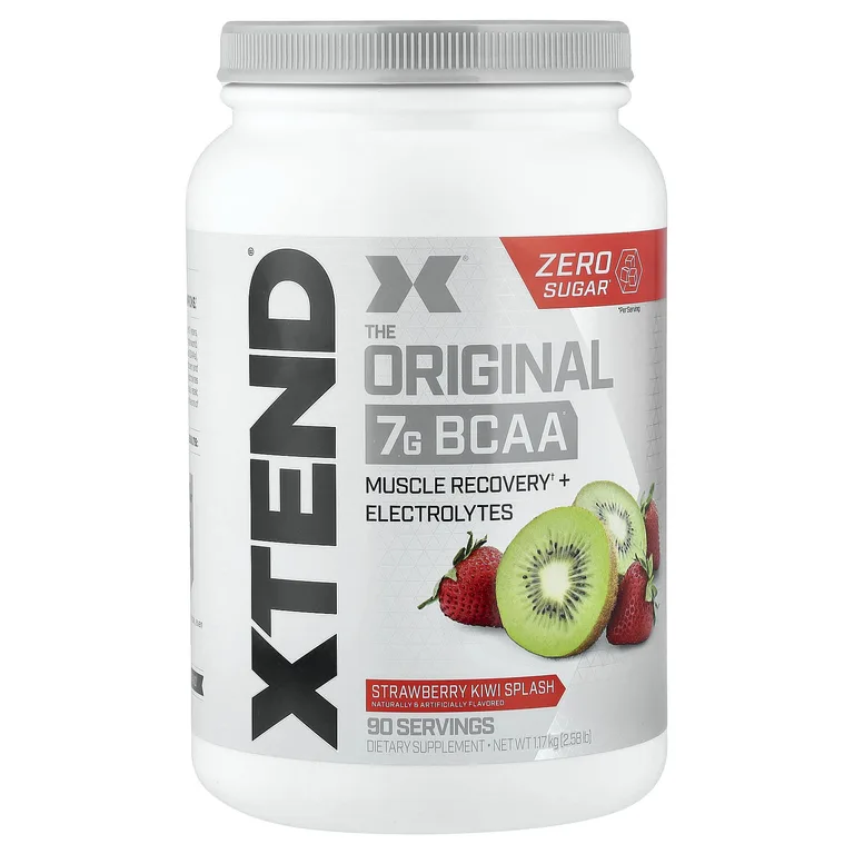 XTEND, 7 г аминокислот с разветвленной цепью, со вкусом клубники и киви, 1,17 кг (2,58 фунта)