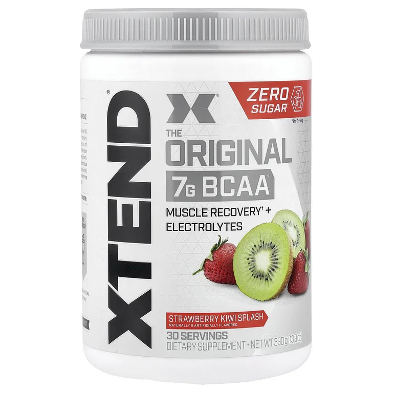 XTEND, 7 г аминокислот с разветвлённой цепью, со вкусом клубники и киви, 390 г (13,8 унции)