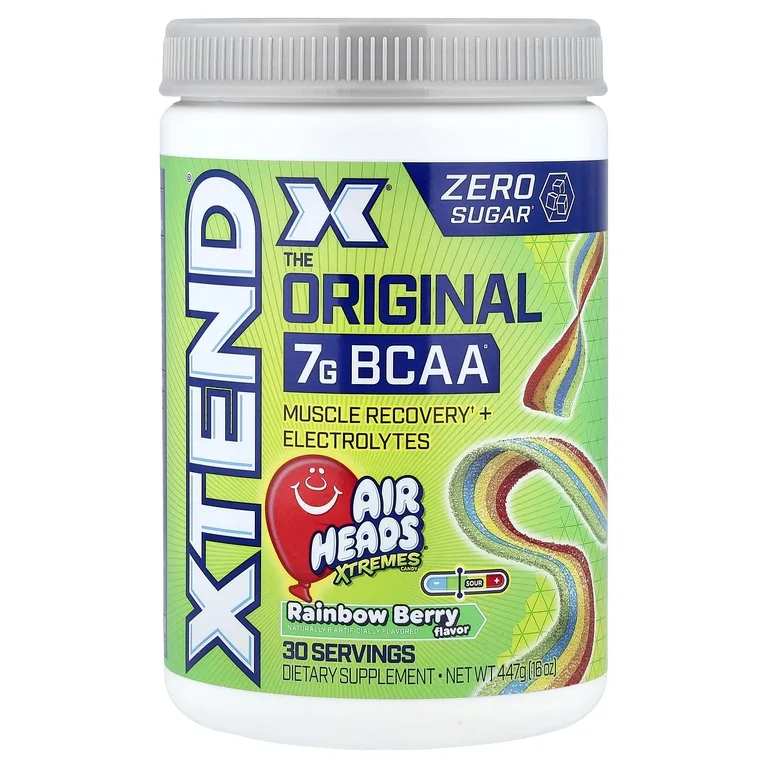 XTEND, BCAA, Air Heads, Extreme Candy®, радужная ягода, 7 г, 447 г (16 унций)