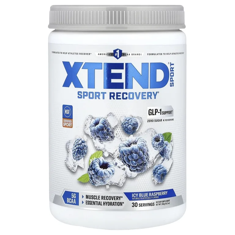 XTEND, Sport® Recovery, "Ледяная голубая малина", 288 г