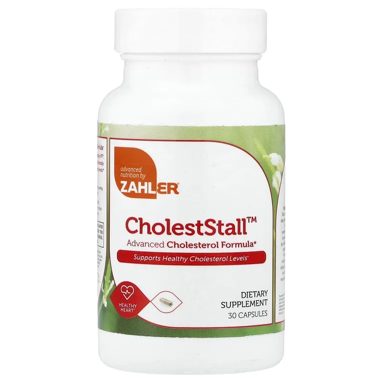 Zahler, CholestStall™, улучшенная формула холестерина, 30 капсул
