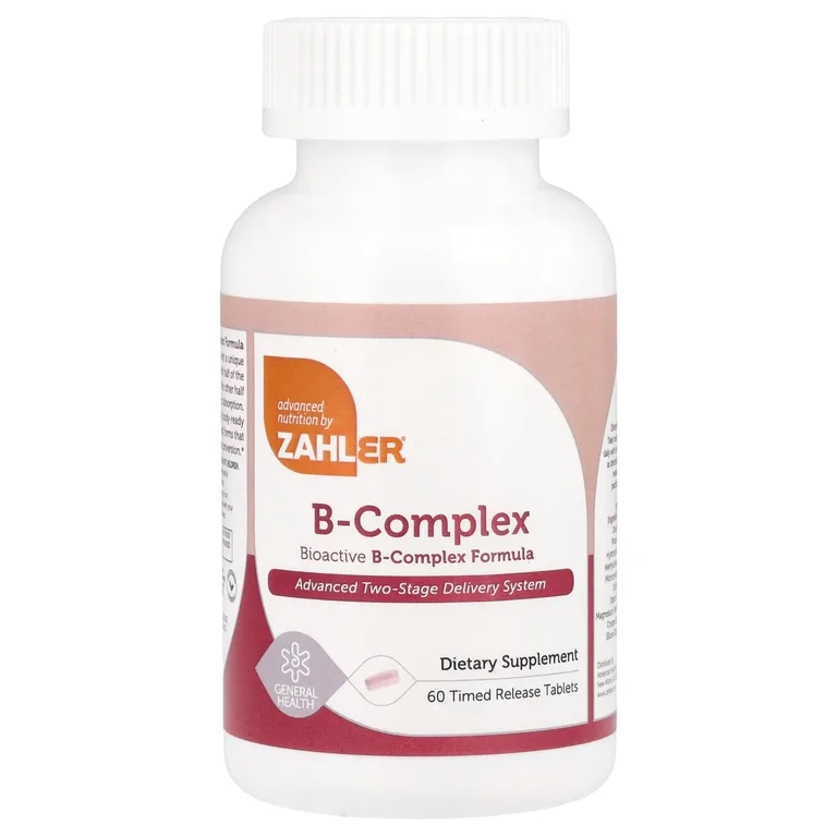 Zahler, комплекс витаминов группы B, 60 таблеток с замедленным высвобождением
