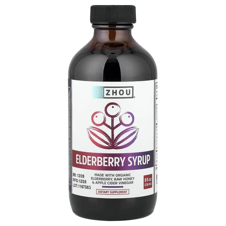 Zhou Nutrition, сироп из бузины, 236 мл (8 жидк. унций)