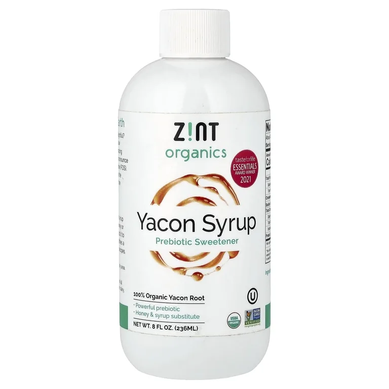 Zint, Organics, сироп из якона, подсластитель с пребиотиками, 236 мл (8 жидк. унций)